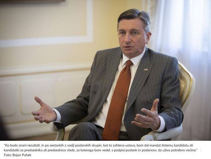 Pogovor predsednika republike za siol.net